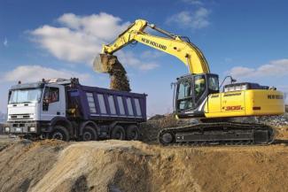 Rupsgraafmachines New Holland E305C LC