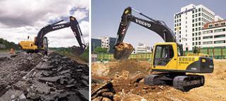 Rupsgraafmachines Volvo EC160BNLC