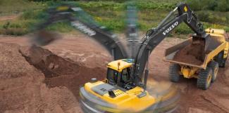 Rupsgraafmachines Volvo EC180DL