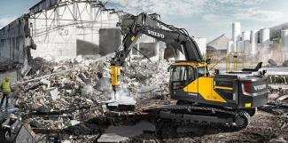 Rupsgraafmachines Volvo EC250ELR