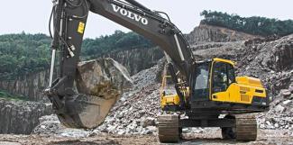 Rupsgraafmachines Volvo EC380DNL