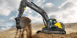 Rupsgraafmachines Volvo EC480EL