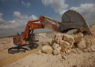 Rupsgraafmachines Hitachi EX 1200-6