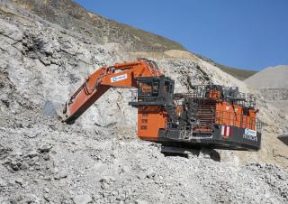 Rupsgraafmachines Hitachi EX 1900-6