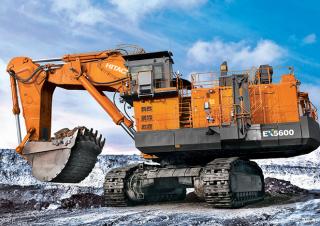 Rupsgraafmachines Hitachi EX 5600-6