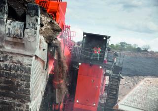 Rupsgraafmachines Hitachi EX 8000-6