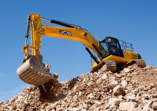 Rupsgraafmachines JCB JS370 LC