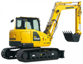 Rupsgraafmachines Komatsu PC118MR-8