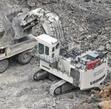 Rupsgraafmachines Liebherr R 9350 