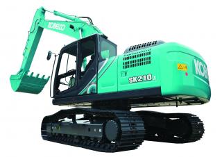 Rupsgraafmachines Kobelco SK 210 LC 10