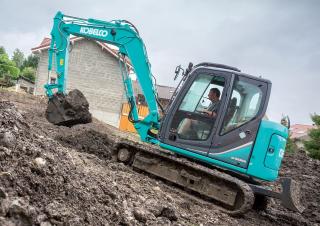 Rupsgraafmachines Kobelco SK 85 MSR 3