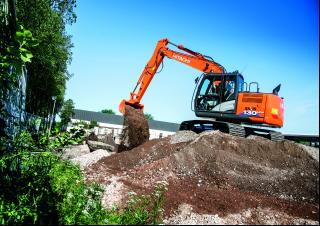 Rupsgraafmachines Hitachi ZX130-6