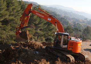 Rupsgraafmachines Hitachi ZX 225 USLC-3