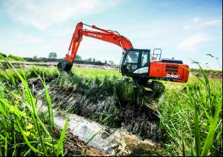 Rupsgraafmachines Hitachi ZX240N-6
