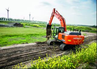 Rupsgraafmachines Hitachi ZX240N-6