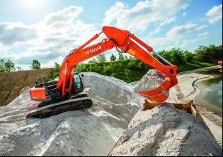 Rupsgraafmachines Hitachi ZX250LCN-6