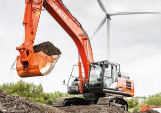 Rupsgraafmachines Hitachi ZX300LC-6
