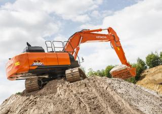 Rupsgraafmachines Hitachi ZX350LC-6