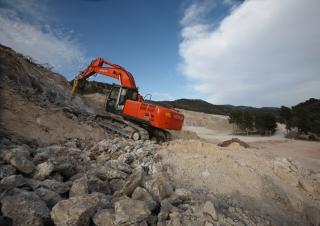 Rupsgraafmachines Hitachi ZX 350 LCN-3
