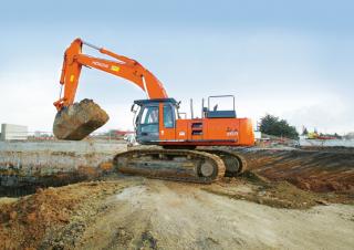 Rupsgraafmachines Hitachi ZX 460 LCH