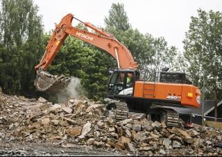 Rupsgraafmachines Hitachi ZX490LCH-6