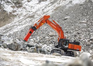 Rupsgraafmachines Hitachi ZX490LCH-6
