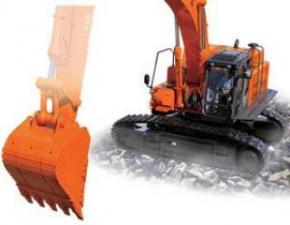Rupsgraafmachines Hitachi ZX 500 LC