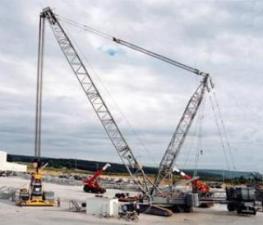 Rupskranen - Traliearm Liebherr LR 1350/1