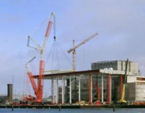 Rupskranen - Traliearm Liebherr LR 1750