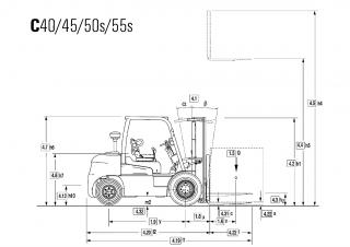 Clark C 50 s D Dimensions and Size