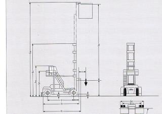 Linde C 80/7 Dimensions and Size