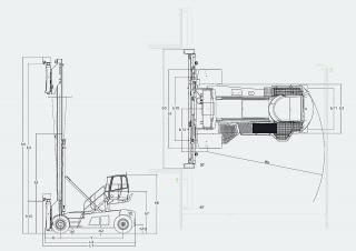 Linde C 90/8 Dimensions and Size