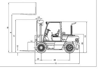Doosan D90S-5 Dimensions and Size