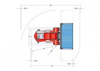Kalmar DCE 90-45 E8 Dimensions and Size