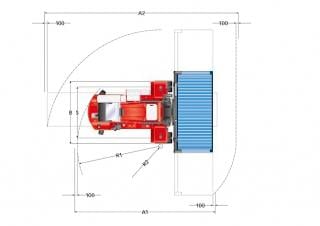 Kalmar DCF 100-45 E5 Dimensions and Size