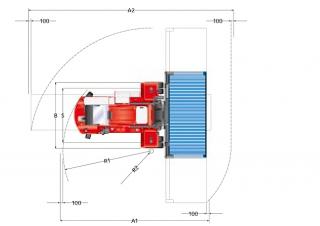 Kalmar DCF 100-45 E8 Dimensions and Size