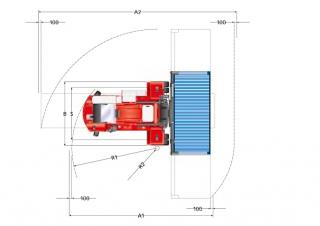 Kalmar DCF 80-45 E5 Dimensions and Size