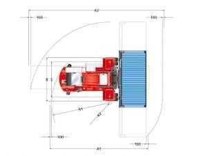 Kalmar DCF 80-45 E8 Dimensions and Size