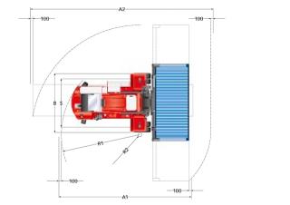 Kalmar DCF 90-45 E8 Dimensions and Size