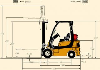 Yale GDP 18VX Dimensions and Size