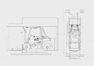 Explosieveilige vorkheftrucks Explosieveilige dieselvorkheftrucks Linde H30D