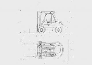 Linde H50/500D Dimensions and Size