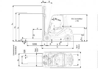 Still RX 70-25 TDI Dimensions and Size