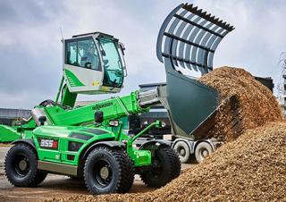 Draaiende verreiker Sennebogen 355 E 