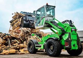 Draaiende verreiker Sennebogen 355 E 