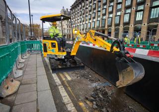 Electrische rups graafmachines JCB 19C-IE