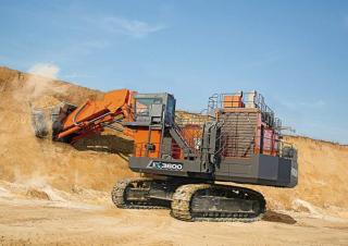 Electrische rups graafmachines Hitachi EX3600-7E
