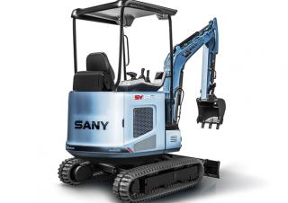 Electrische rups graafmachines Sany SY19E