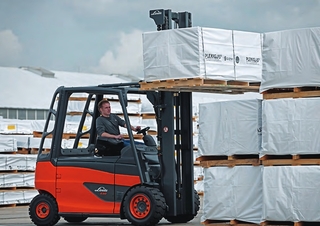 Elektrische vorkheftrucks Linde E50P HL