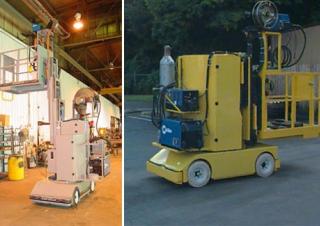 Telescoophoogwerkers Enkele mast verticale hoogwerkers Lift-A-Loft AMV40-20 SPL